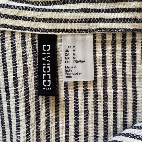 H&M Oversized Striped Button Down - Picture 2 of 4